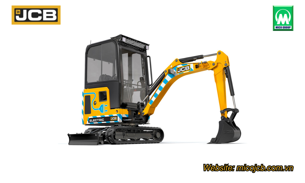 máy xúc điện JCB, máy xúc điện mini JCB, máy xúc điện mini JCB model 19C-IE