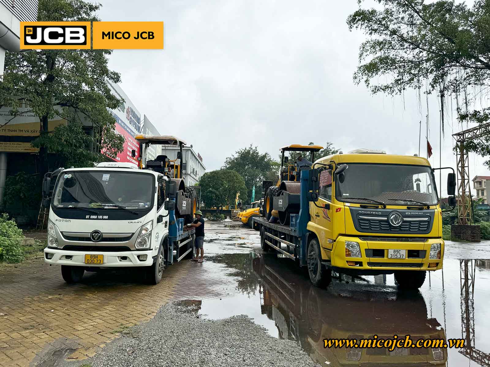 Bàn giao Xe lu JCB 116D cho khách hàng thi công xây lắp - ảnh 1