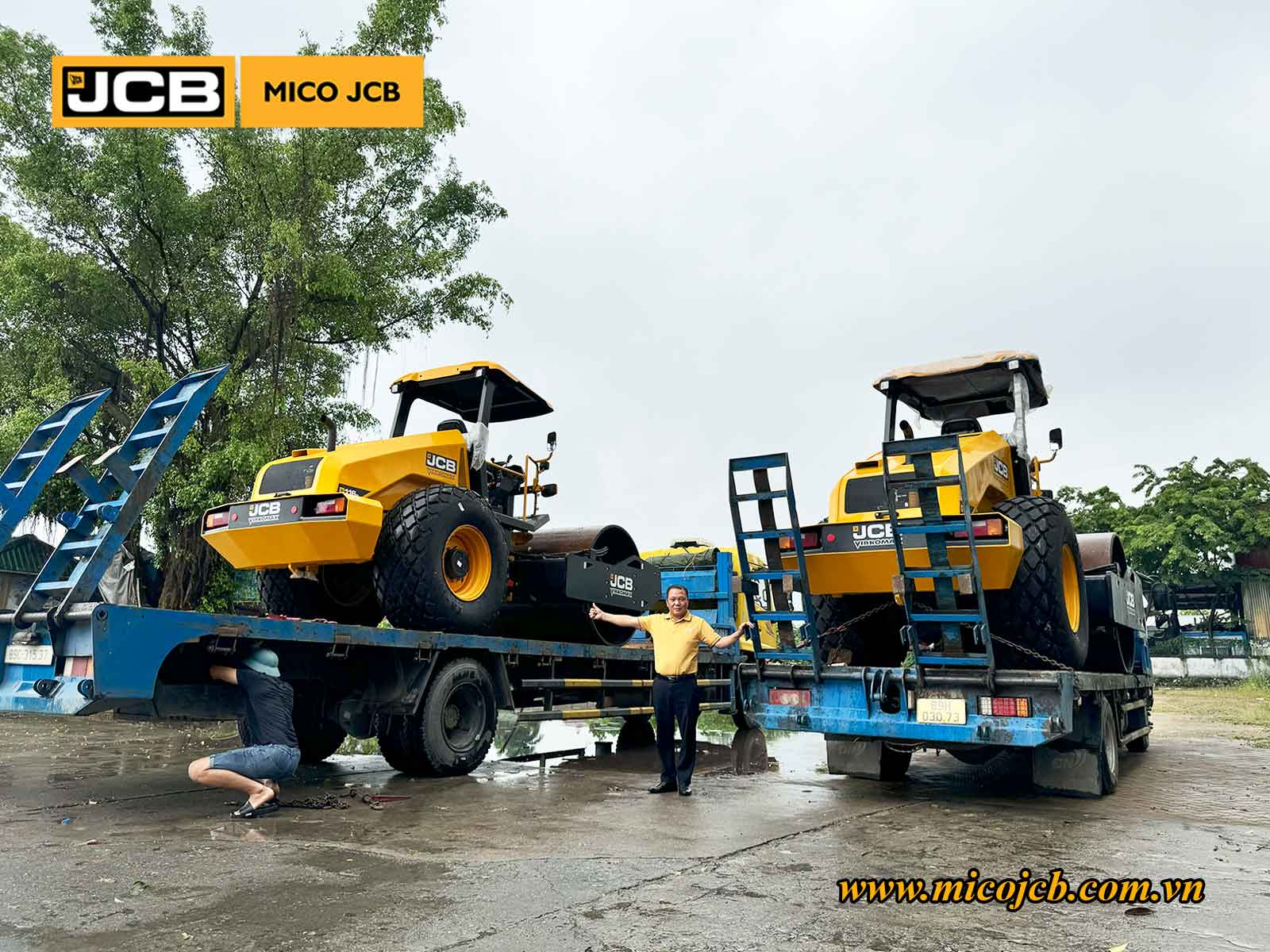 Bàn giao Xe lu JCB 116D cho khách hàng thi công xây lắp - ảnh 2