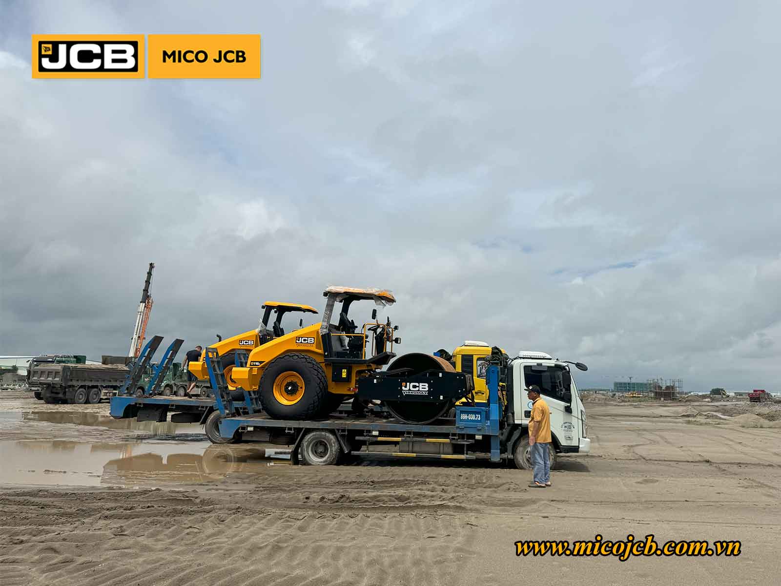 Bàn giao Xe lu JCB 116D cho khách hàng thi công xây lắp - ảnh 3