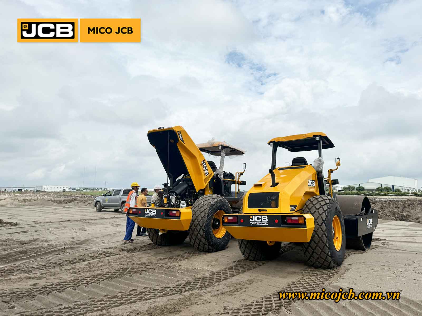 Bàn giao Xe lu JCB 116D cho khách hàng thi công xây lắp - ảnh 8