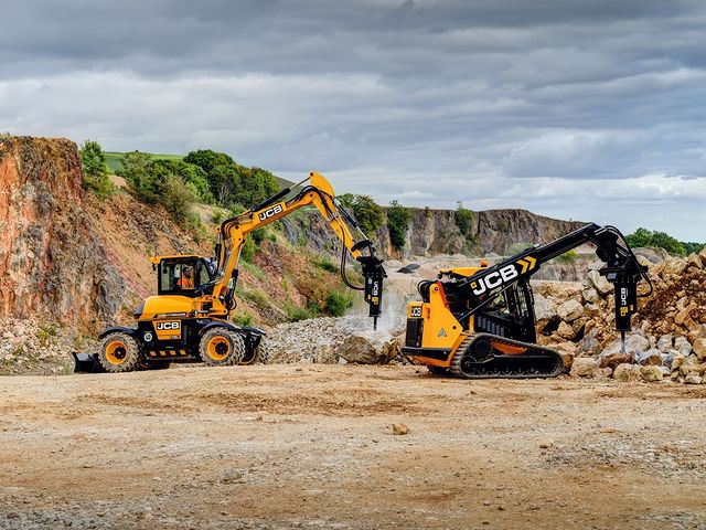 Búa thủy lực hay Búa phá đá JCB