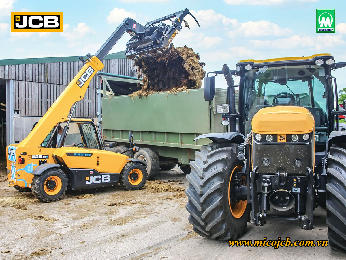 máy xây dựng JCB trong Nhà máy công nghiệp