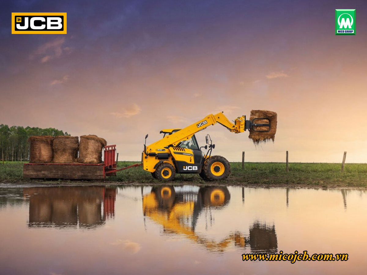 Xe nâng đa năng Telehandler ứng dụng trong nông nghiệp