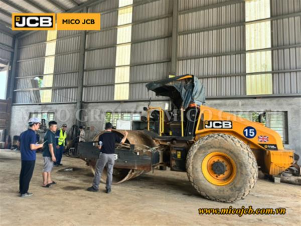 Kiểm tra & sửa chữa một số lỗi của Xe lu rung JCB 116D