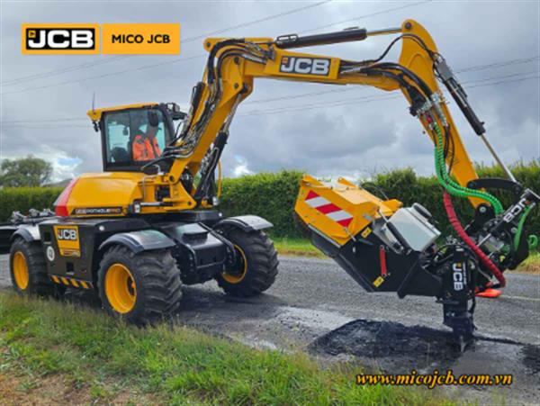 JCB PotholePro | Cỗ máy đa năng chỉ 8 phút để vá ổ gà trên đường phố